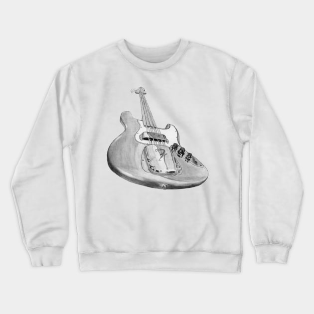 F Bass guitar Crewneck Sweatshirt by leo_vom